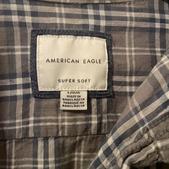 AMERICAN EAGLE BUTTON UP SHIRT - Picture 3 of 4